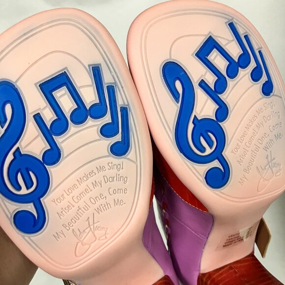 *BRAND NEW* Fluevog 2021 Operetta DR. HENRY, Purple/Red, Size 9.5 (best for 9)! - Picture 10 of 14